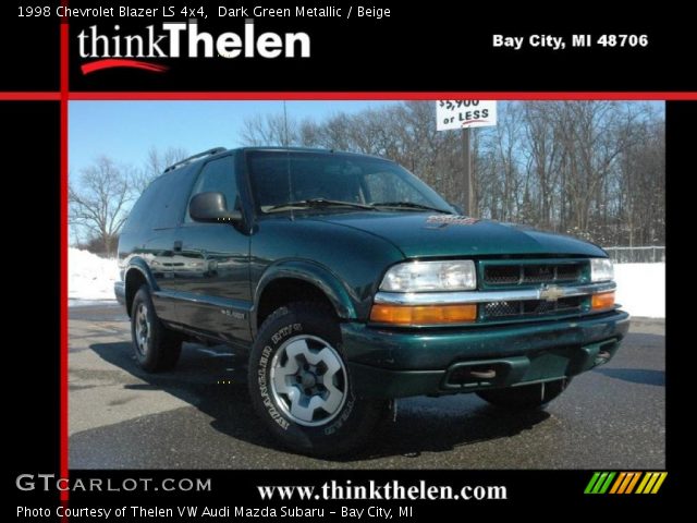 1998 Chevrolet Blazer LS 4x4 in Dark Green Metallic