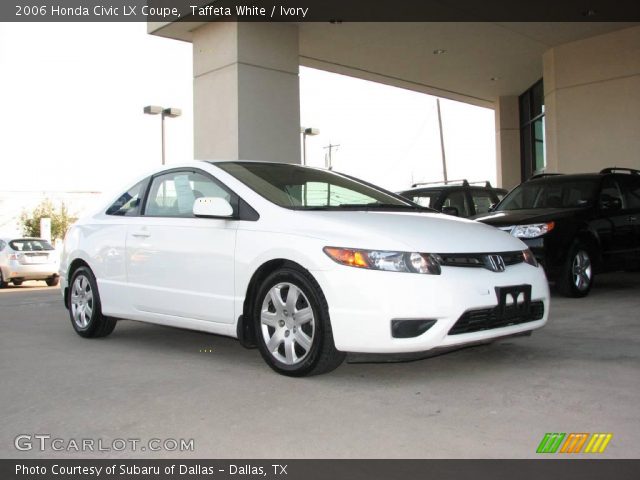 2006 Honda Civic LX Coupe in Taffeta White