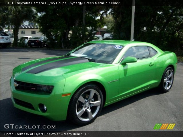 2011 Chevrolet Camaro LT/RS Coupe in Synergy Green Metallic