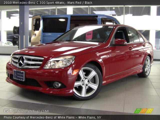 2010 Mercedes-Benz C 300 Sport 4Matic in Mars Red