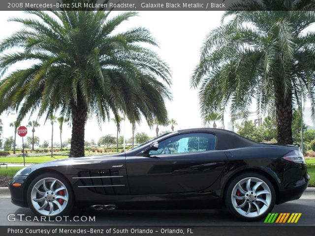 2008 Mercedes-Benz SLR McLaren Roadster in Galaxite Black Metallic