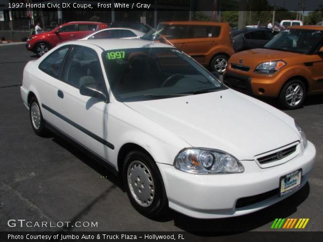 1997 Honda Civic DX Coupe in Frost White