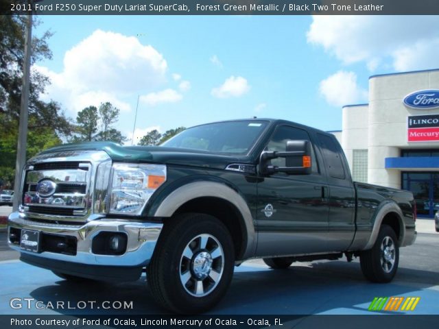 2011 Ford F250 Super Duty Lariat SuperCab in Forest Green Metallic