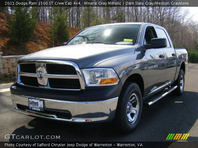 2011 Dodge Ram 1500 ST Crew Cab 4x4 in Mineral Gray Metallic