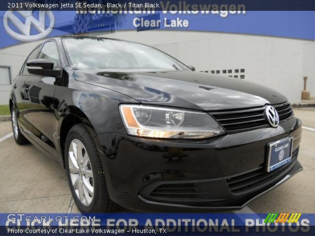 2011 Volkswagen Jetta SE Sedan in Black