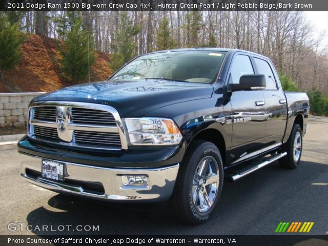 2011 Dodge Ram 1500 Big Horn Crew Cab 4x4 in Hunter Green Pearl