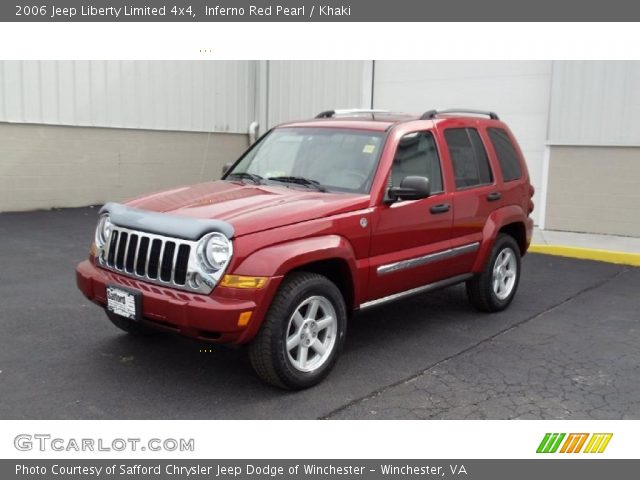 2006 Jeep Liberty Limited 4x4 in Inferno Red Pearl