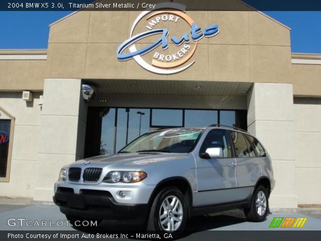 2004 BMW X5 3.0i in Titanium Silver Metallic