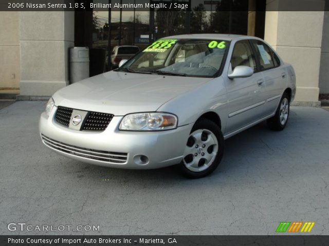 2006 Nissan Sentra 1.8 S in Brilliant Aluminum Metallic