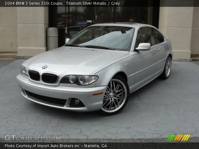 2004 BMW 3 Series 330i Coupe in Titanium Silver Metallic