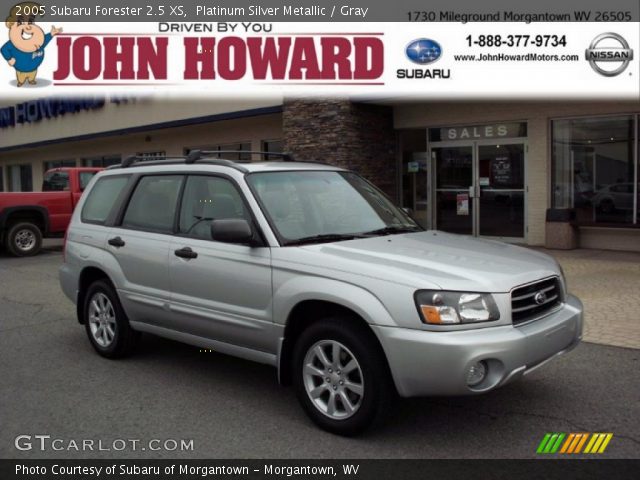 2005 Subaru Forester 2.5 XS in Platinum Silver Metallic