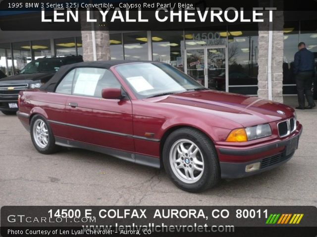 1995 BMW 3 Series 325i Convertible in Calypso Red Pearl