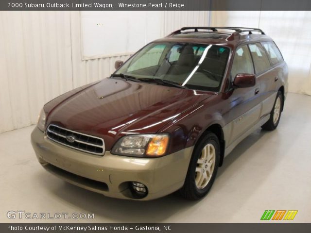 2000 Subaru Outback Limited Wagon in Winestone Pearl