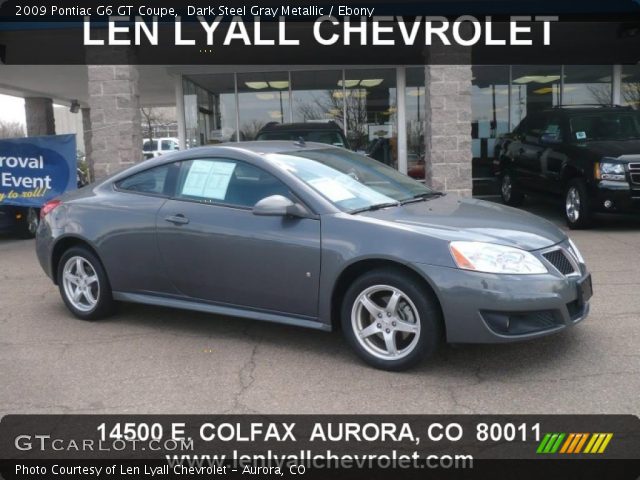 2009 Pontiac G6 GT Coupe in Dark Steel Gray Metallic