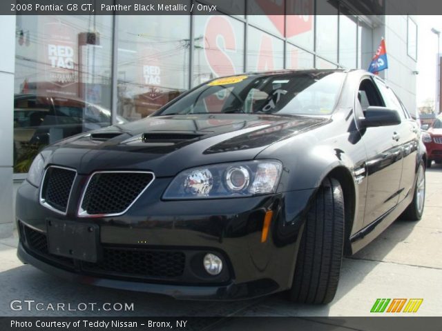 2008 Pontiac G8 GT in Panther Black Metallic