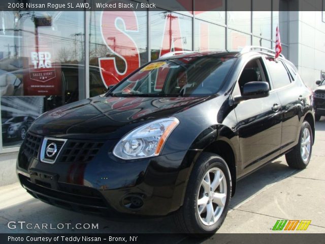 2008 Nissan Rogue SL AWD in Wicked Black