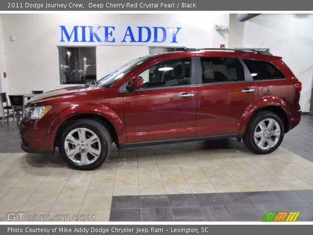 Deep Cherry Red Crystal Pearl 2011 Dodge Journey Crew