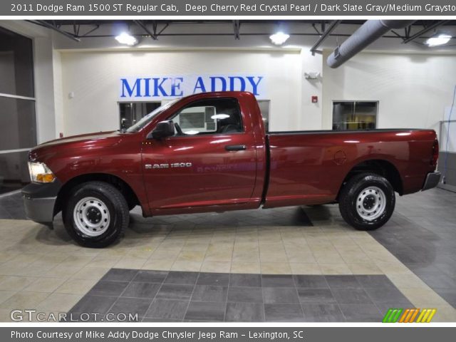 2011 Dodge Ram 1500 ST Regular Cab in Deep Cherry Red Crystal Pearl