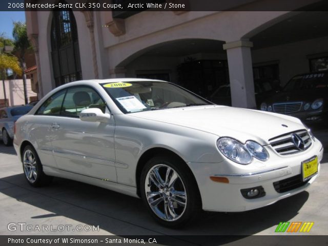 2008 Mercedes-Benz CLK 350 Coupe in Arctic White