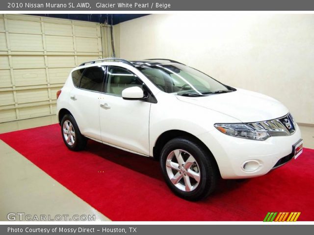 2010 Nissan Murano SL AWD in Glacier White Pearl