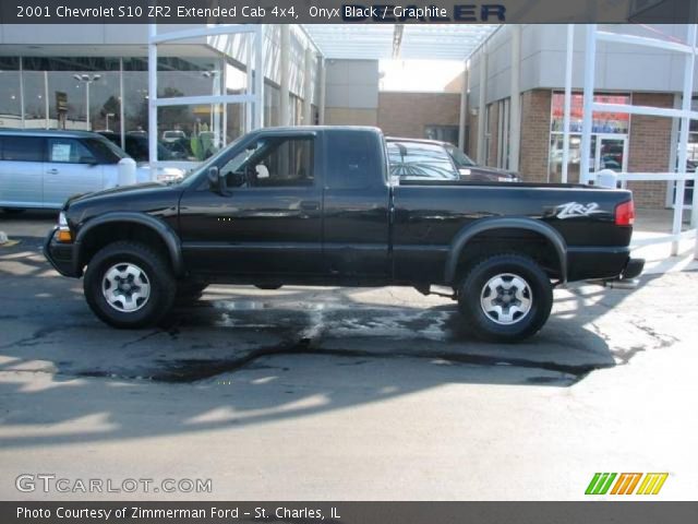 2001 Chevrolet S10 ZR2 Extended Cab 4x4 in Onyx Black