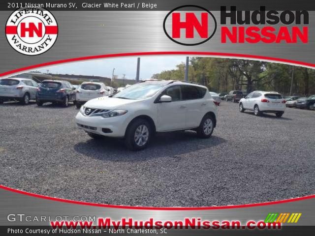 2011 Nissan Murano SV in Glacier White Pearl