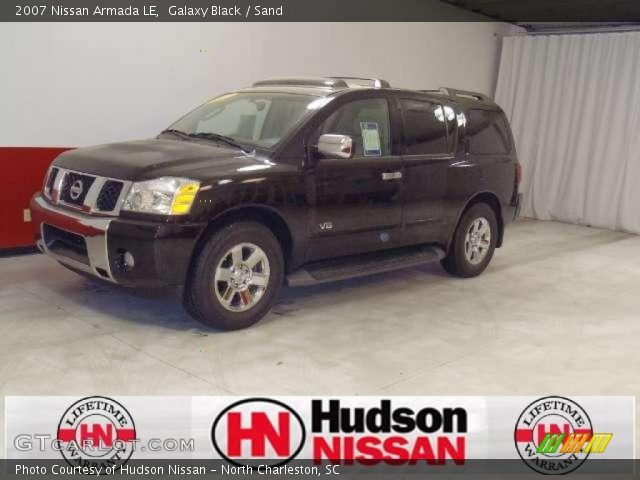 2007 Nissan Armada LE in Galaxy Black