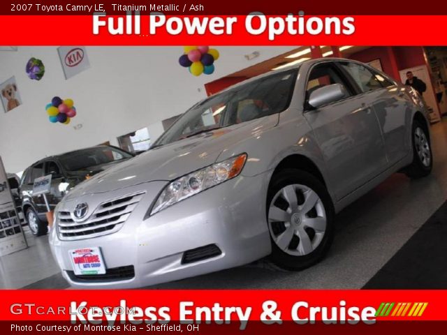 2007 Toyota Camry LE in Titanium Metallic