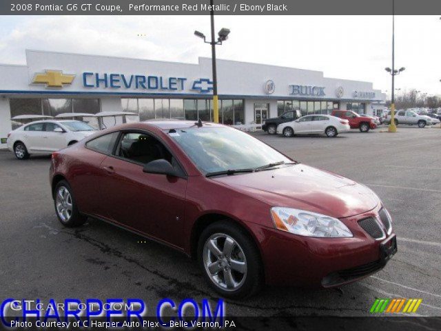 2008 Pontiac G6 GT Coupe in Performance Red Metallic