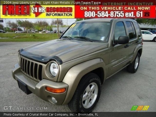 2004 Jeep Liberty Limited in Light Khaki Metallic