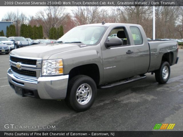 2009 Chevrolet Silverado 2500HD Work Truck Extended Cab 4x4 in Graystone Metallic