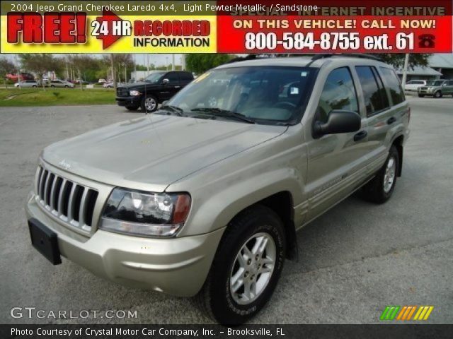 Light Pewter Metallic 2004 Jeep Grand Cherokee Laredo 4x4