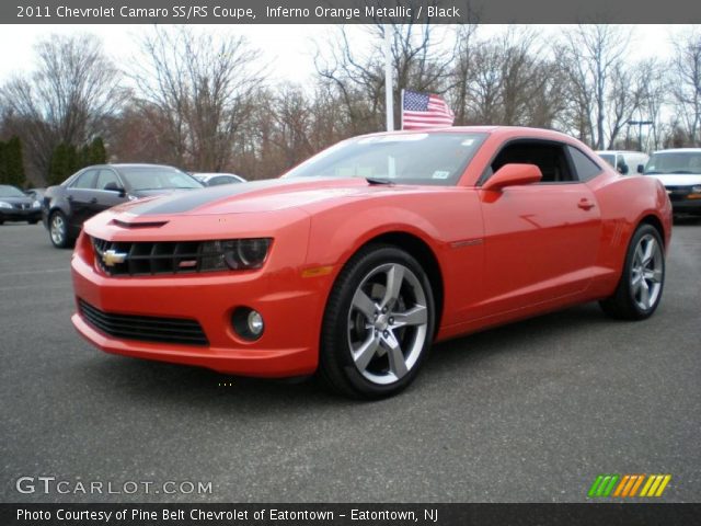 2011 Chevrolet Camaro SS/RS Coupe in Inferno Orange Metallic