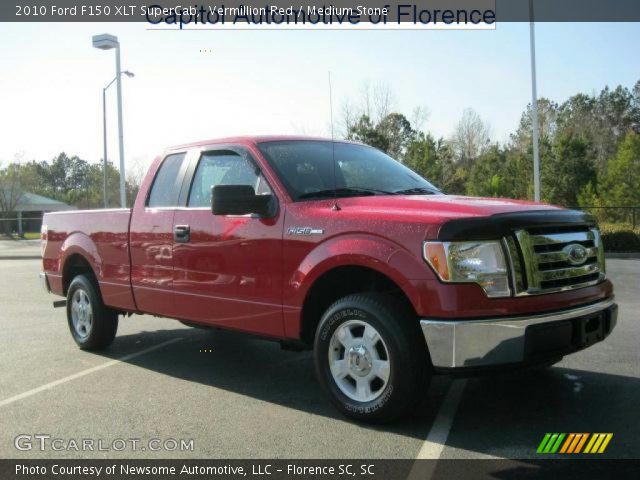 2010 Ford F150 XLT SuperCab in Vermillion Red