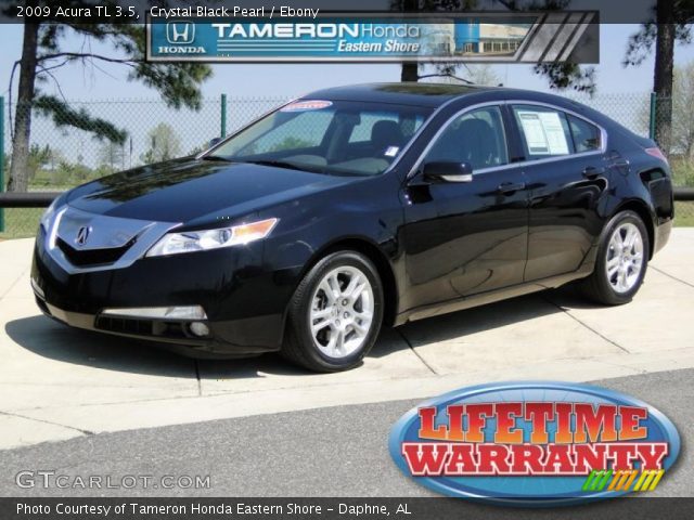2009 Acura TL 3.5 in Crystal Black Pearl