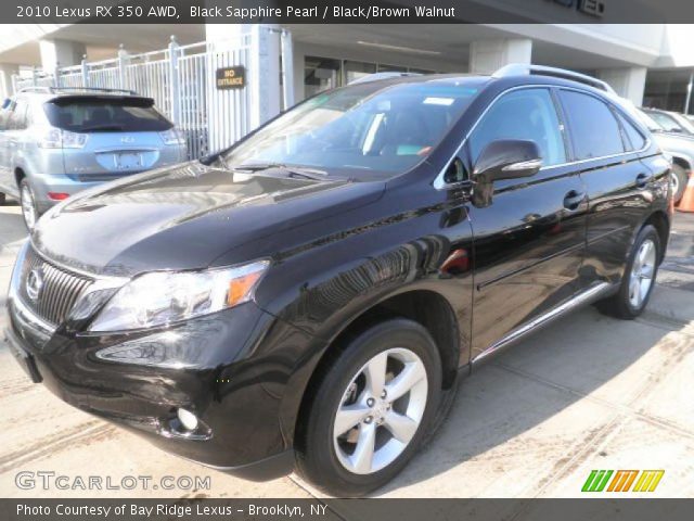 2010 Lexus RX 350 AWD in Black Sapphire Pearl