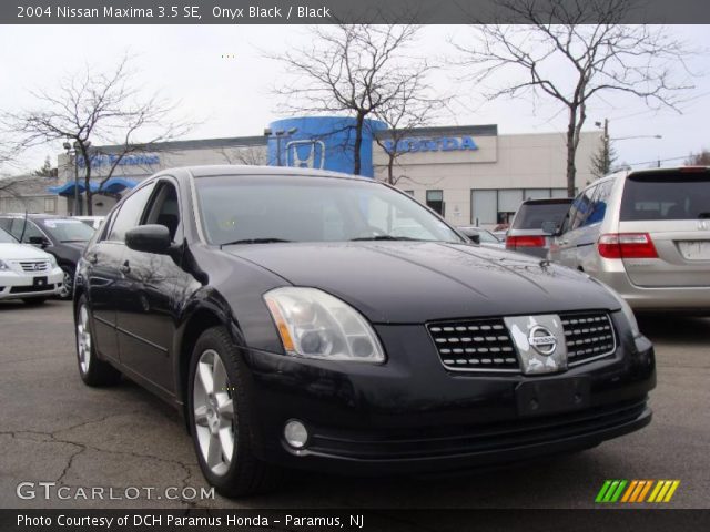 2004 Nissan Maxima 3.5 SE in Onyx Black