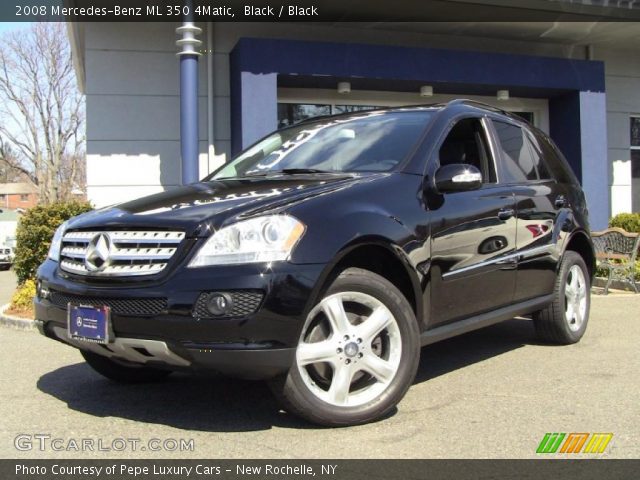 2008 Mercedes-Benz ML 350 4Matic in Black