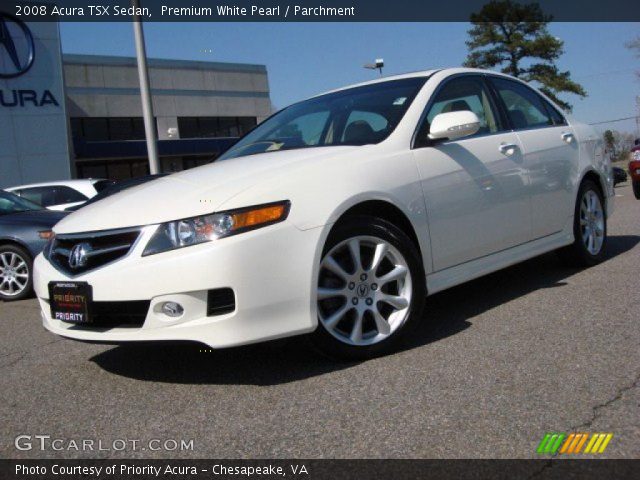 2008 Acura TSX Sedan in Premium White Pearl