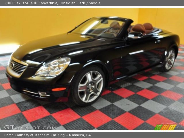2007 Lexus SC 430 Convertible in Obsidian Black