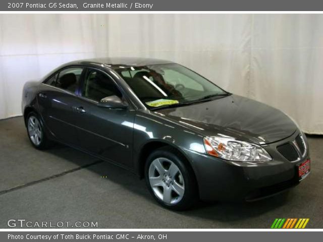 2007 Pontiac G6 Sedan in Granite Metallic