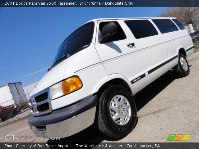 2001 Dodge Ram Van 3500 Passenger in Bright White