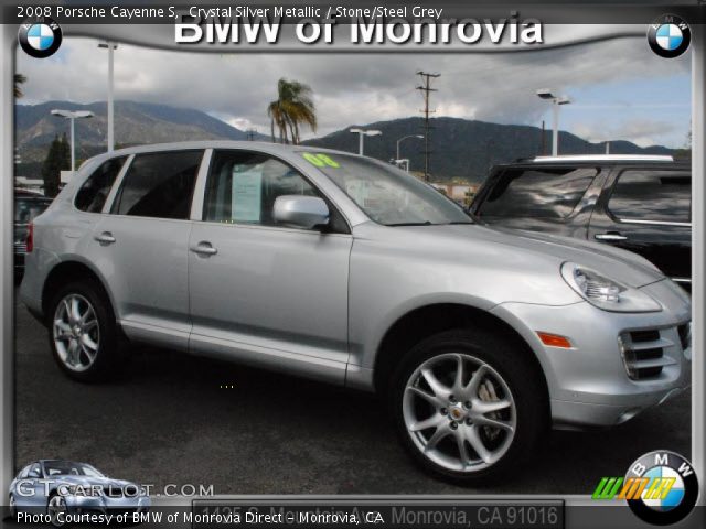2008 Porsche Cayenne S in Crystal Silver Metallic