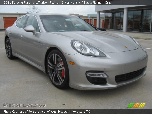 2011 Porsche Panamera Turbo in Platinum Silver Metallic
