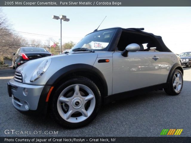 2005 Mini Cooper Convertible in Pure Silver Metallic