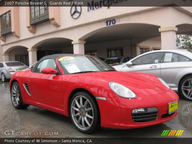 2007 Porsche Boxster S in Guards Red