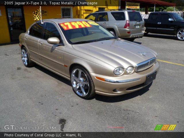 2005 Jaguar X-Type 3.0 in Topaz Metallic