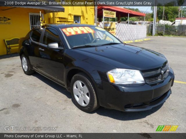 2008 Dodge Avenger SE in Brilliant Black Crystal Pearl