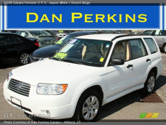 2008 Subaru Forester 2.5 X in Aspen White