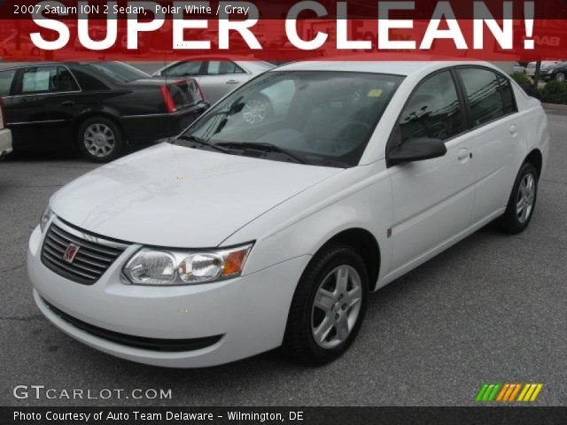 2007 Saturn ION 2 Sedan in Polar White